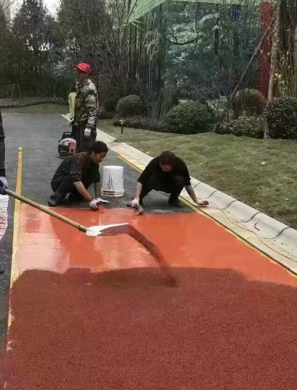 渝北彩色路面改色是提升路面美观性