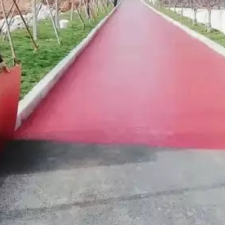 渝北​ 彩色路面喷涂翻新是一种低成本